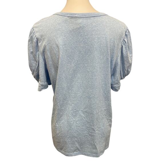 Hand Printed Upcycled Womens Large Bluey Bingo Easter Egg Short Sleeve Tee - Picture 4 of 5